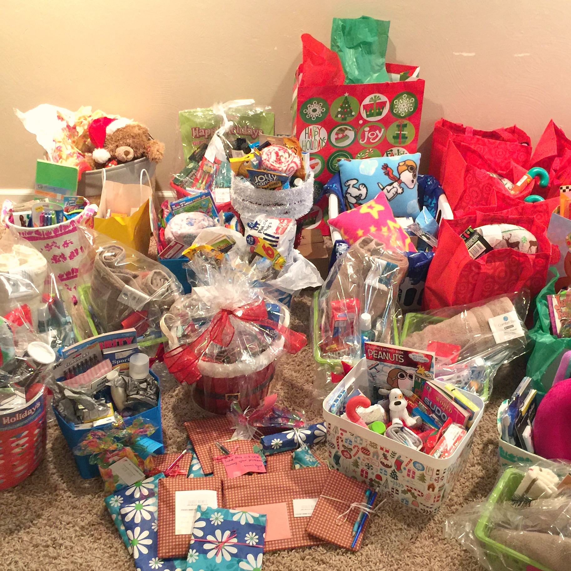 Gift Baskets to Families of ICU