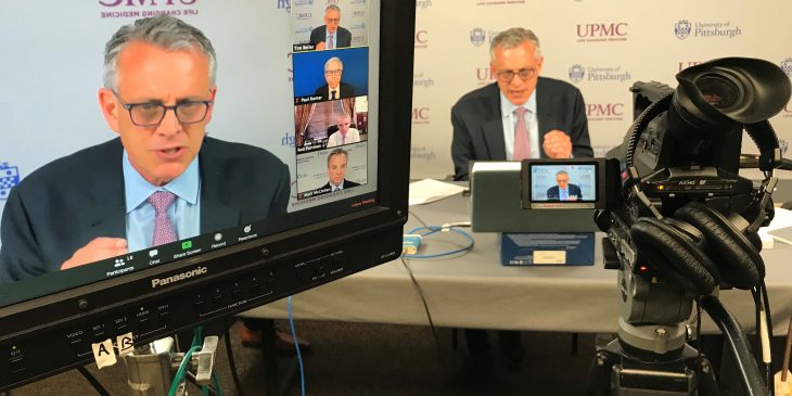 Dr. Steven Shapiro participates in a virtual roundtable hosted by Sen. Pat Toomey