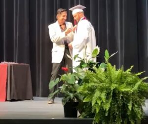 Nathaniel Bakaitis pinning ceremony